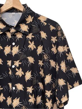 CU Buffs Collegiate Hawaiian Shirt - CU Colorado Buffalo Bison Logo - Men’s XL